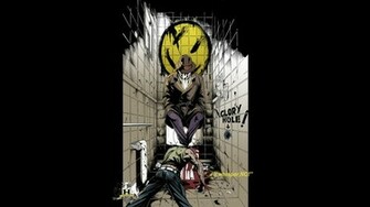 Watchmen Dc Comics Rorschach Black Background Wallpaper