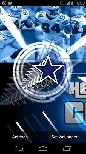 Dallas Cowboys Live Wallpaper App For Android