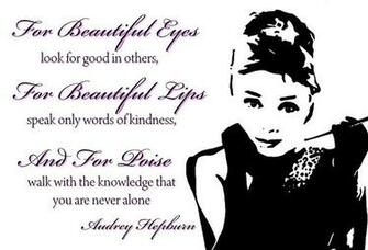Icons S I19 Audrey Hepburn Quotes Pink Wall Art