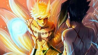 Naruto Shippuden Wallpaper Uzumaki Vs Sasuke Uchiha