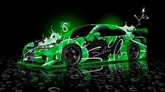 Cool Neon Green Background HD Style
