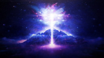 Purple Lightning Wallpaper