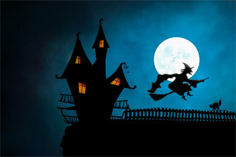 Holiday Greeting Halloween Jokes For Children Vintage