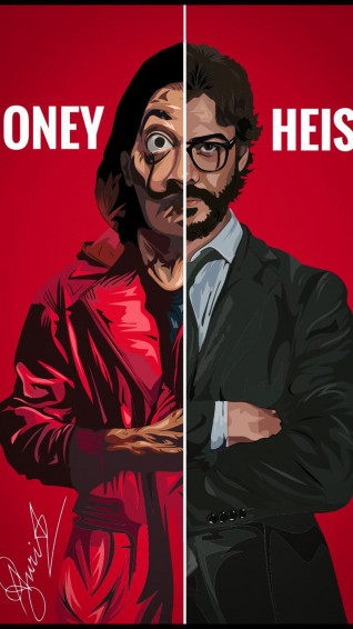Money Heist Professor Wallpaper