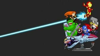 Comics Other Ajdiaz012 Avengers Chibi Wallpaper Made By Me