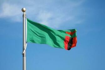 Graafix Flag Of Zambia