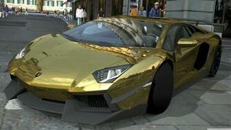 Gold Lamborghini Wallpaper