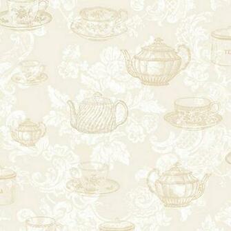 Tea Party Coloroll Vintage M0842sl Select Wallpaper