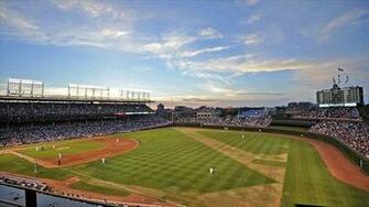 Wrigley Field Sunset Wallpaper