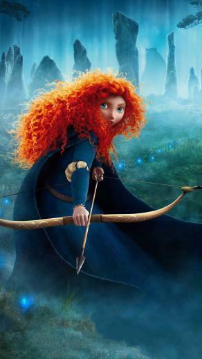 Princess Merida Brave Mobile Wallpaper