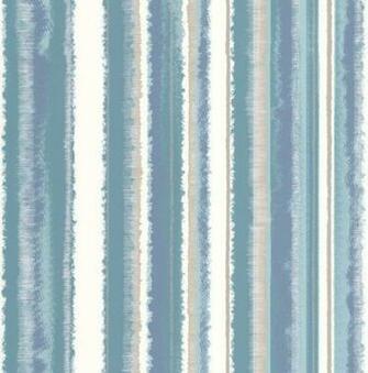 Romany Stripe Teal Wallpaper Contemporary By Graham