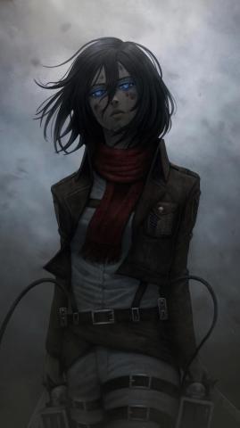Attack On Titan Mikasa Ackerman 4k Wallpaper iPhone HD Phone 3550f