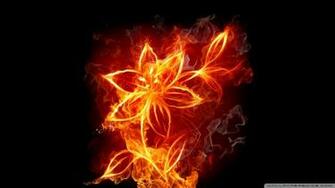 Attractive Fire Flowers Wallpaper Wallpaper55 Best