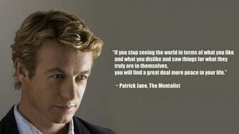 Quotes Simon Baker The Mentalist Inspirational Patrick Jane