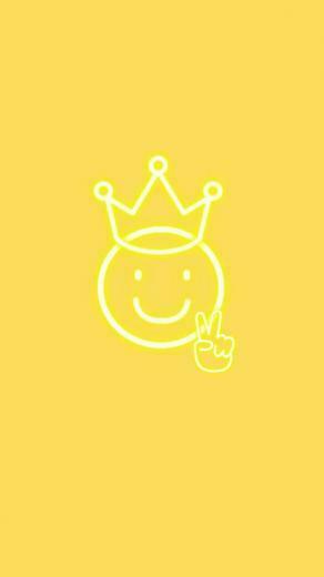 Cute Yellow Glowing Snapchat Background Wallpaper iPhone