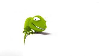 Funny Chameleon Wallpaper