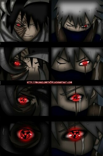 Mangekyou Sharingan Kakashi Wallpaper Obito And
