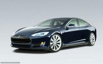Wallpaper Tesla Blue Background Cars Desktop