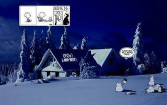 Calvin And Hobbes Comics Sci Fi Christmas Winter Wallpaper