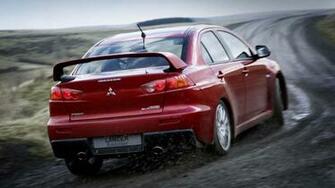 Mitsubishi Lancer Evolution X Gravel Desktop
