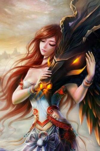 Dragon Girl Mobile Wallpaper Mobiles Wall