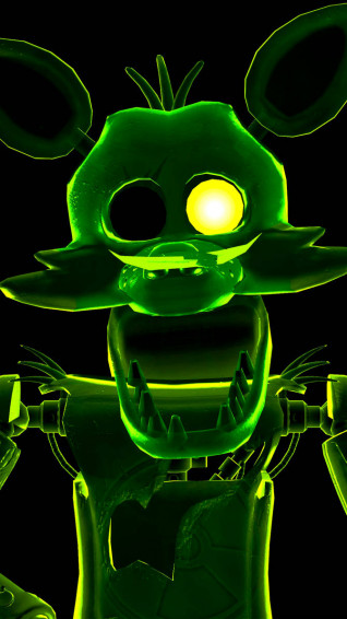 Radioactive Foxy Phone Wallpaper By Misterioarg
