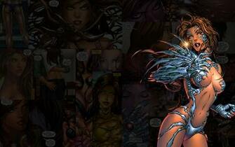 Witchblade Chased By Troilus