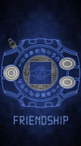 Digivice Crest Of Friendship Digimon Wallpaper Crests
