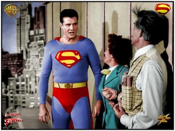 George Reeves The Man Of Steel Adventures Superman Lois In