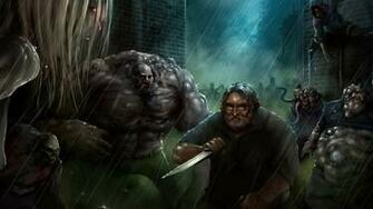 Left Dead Monsters HD Desktop Wallpaper Widescreen