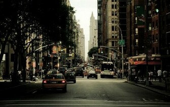 New York City Street Wallpaper