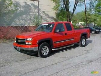 Victory Red Chevrolet Silverado Z71 Extended Cab
