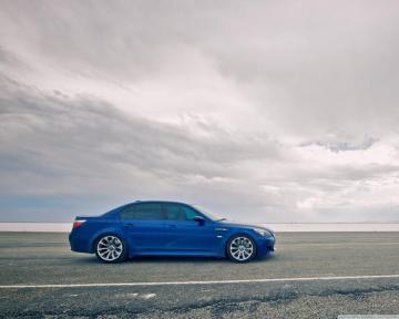 Bmw M5 Blue Ultra HD Desktop Background Wallpaper For Multi