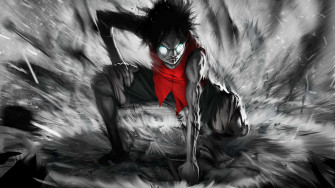 Anime Black And White Wallpaper