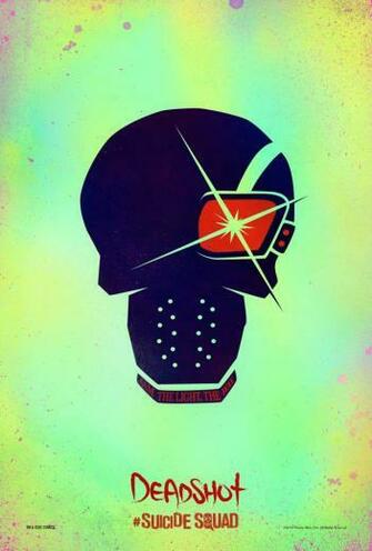 Suicide Squad Image Skull Poster Deadshot HD Fond