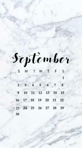 September iPhone Calendar Wallpaper Max Calendars