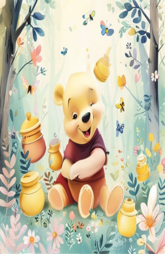 Baby Winnie The Pooh Wallpaper