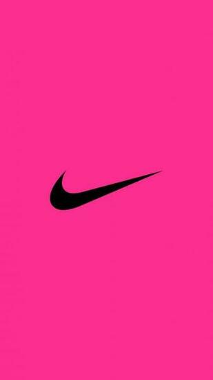 Nike Logo iPhone Wallpaper Pink
