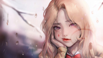 Cute Anime Girl Blonde 4k Wallpaper iPhone HD Phone 7500i