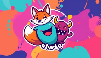 Fox And Monster Logo Wallpaper