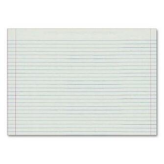 Lined School Paper Background Business Cards