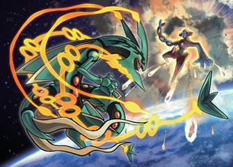 Image Pok Mon Oras Mega Rayquaza Vs Deoxys Png Wiki