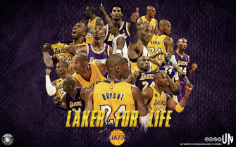 Kobe Bryant Laker For Life Wallpaper