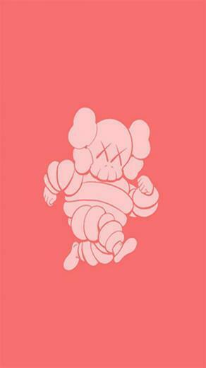Kaws Filmgrain iPhone Wallpaper S 3g