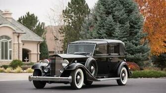 Wallpaper Packard Twelve Retro Classic Cars Front