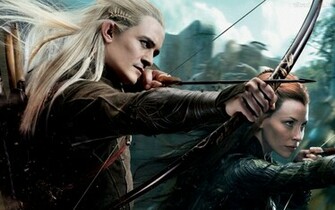 Legolas And Tauriel Greenleaf Wallpaper