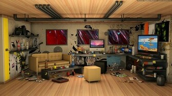 Hitech Basement Wallpaper