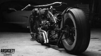 Suspension Bagged Rust Motorcycle Chopper Yamaha Xs650 Wallpaper