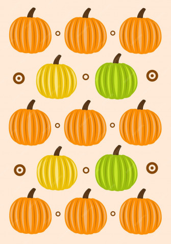 Cute Autumn Pumpkin Wallpaper