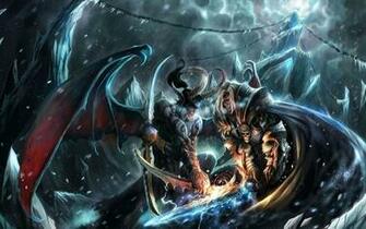 Vs Arthas Wow HD Wallpaper Background For Desktop